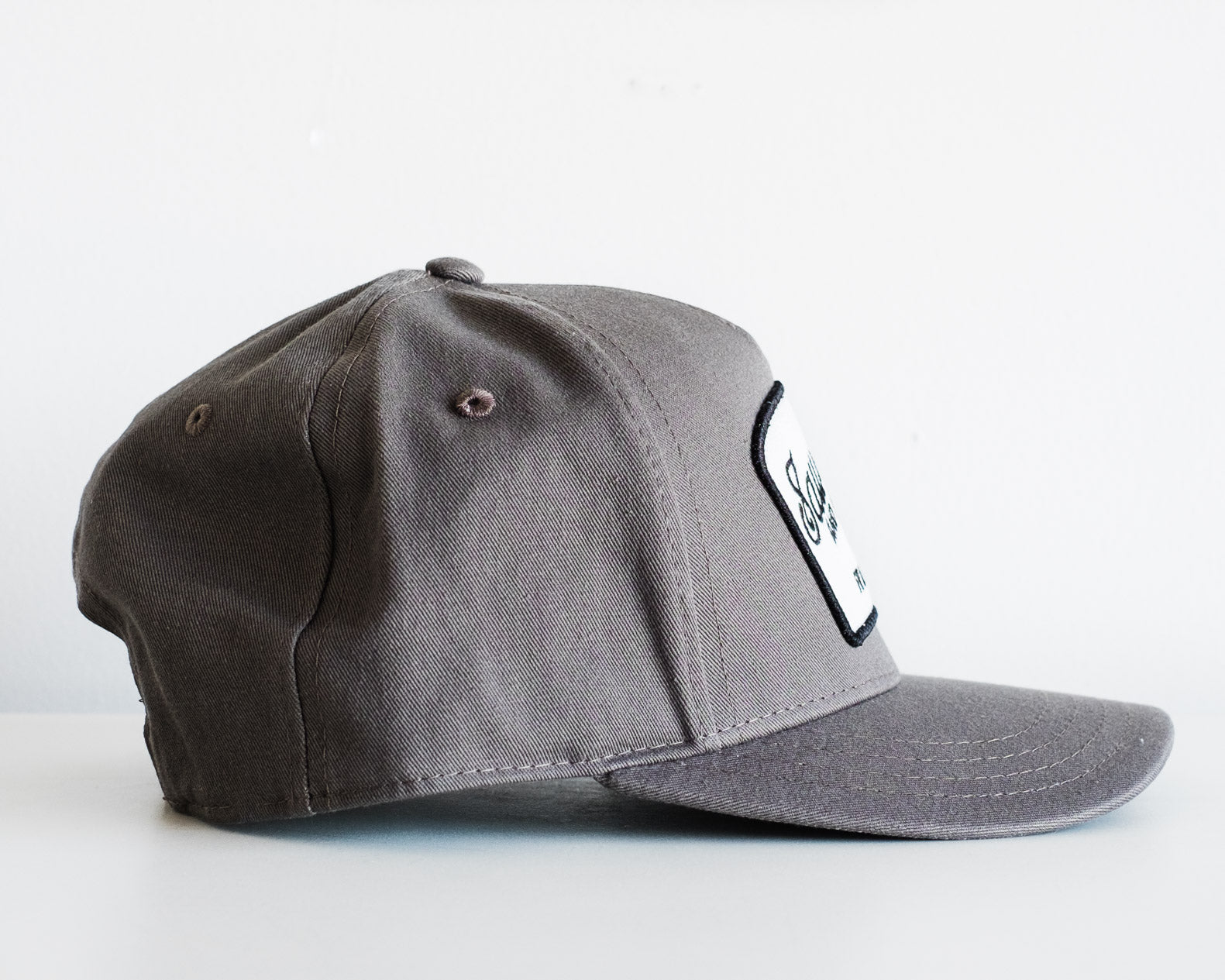 The Cotton Twill Workshop Hat in Charcoal Gray