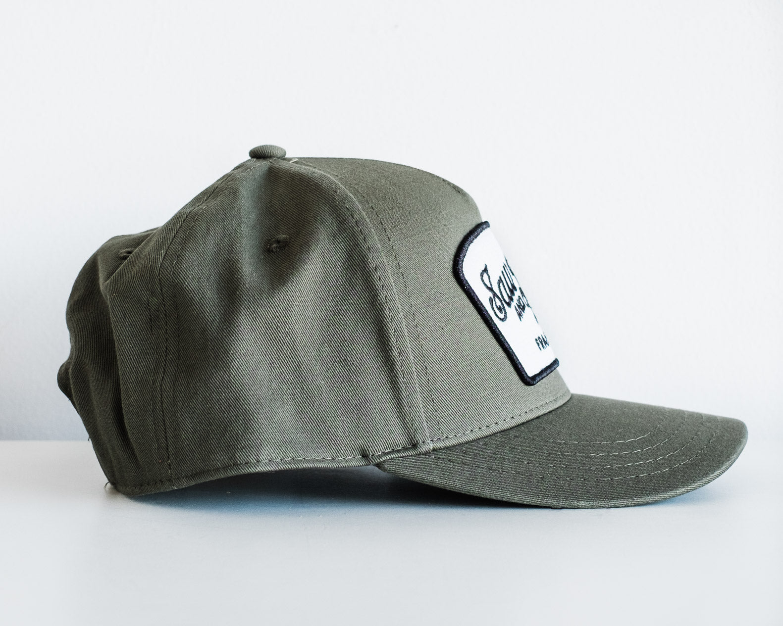 The Cotton Twill Workshop Hat in Olive Green